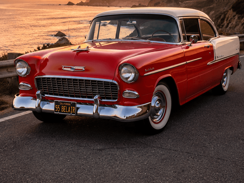 1955 Chevrolet Bel Air - Coastal Sunset auto wallpaper