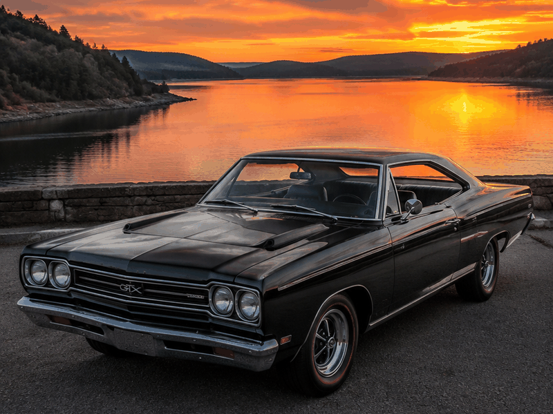 1969 Plymouth GTX auto wallpaper