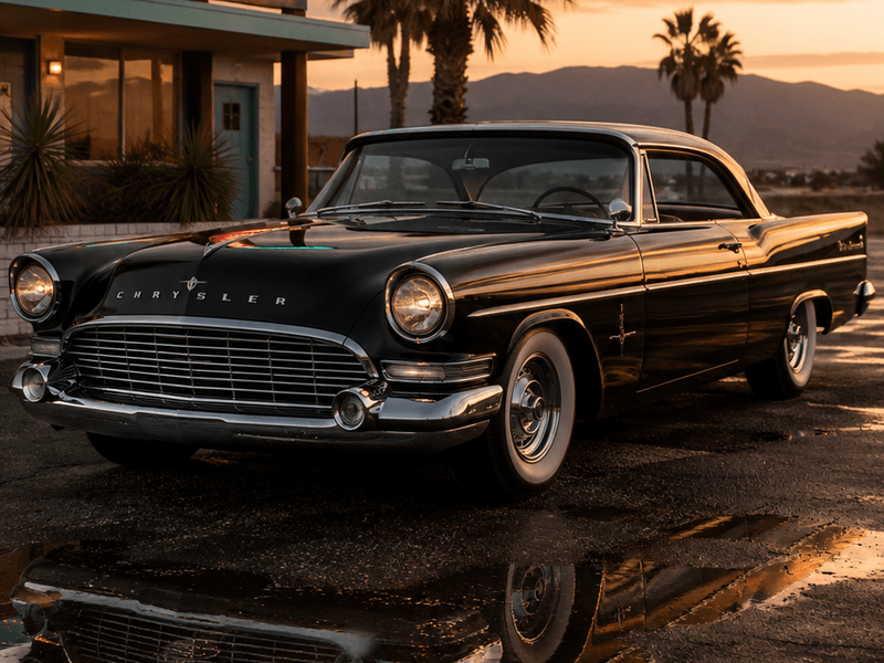Chrysler Coupe - Sunset Motel auto wallpaper