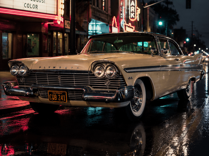 Plymouth Coupe - Theater Night auto wallpaper