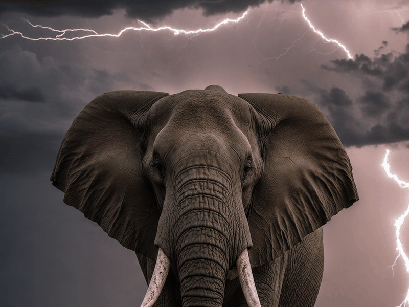 Elephant Bull critters wallpaper