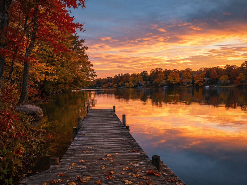 Lake Scene 10 lake scenes wallpaper