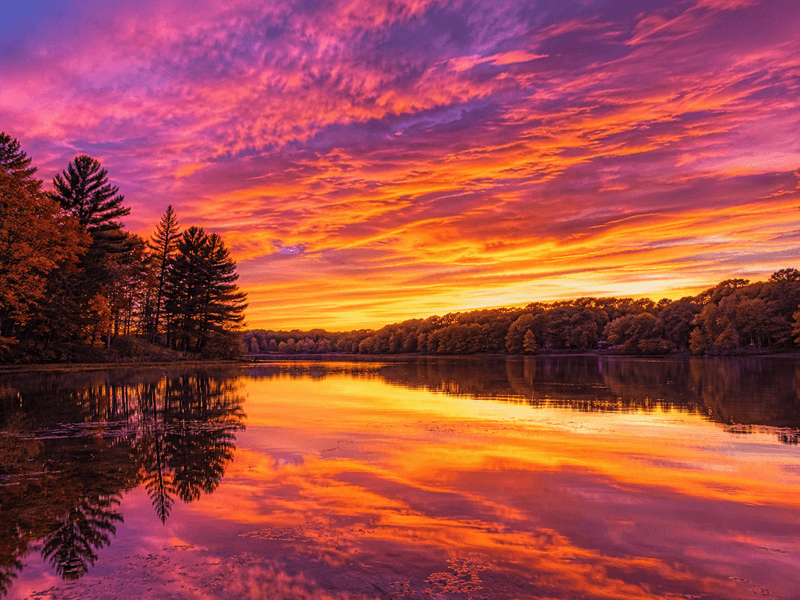 Lake Scene 2 lake scenes wallpaper