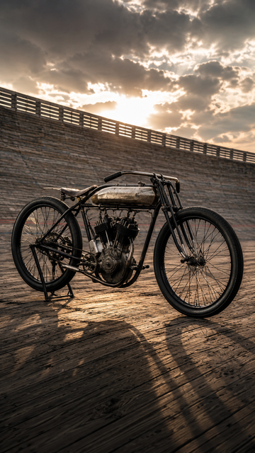 Board Track Racer - Wooden Track motorcycles wallpaper