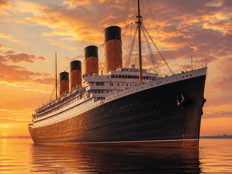 Titanic ships wallpaper